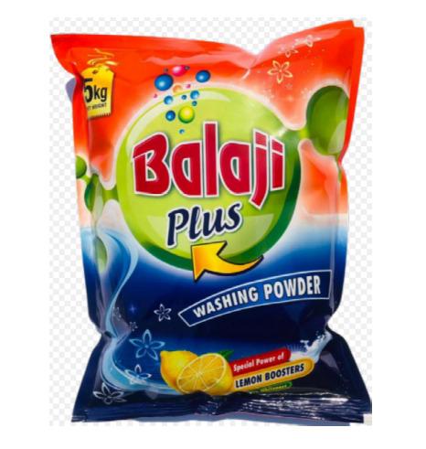 BALAJI PLUS WASHING POWDER 5KG.