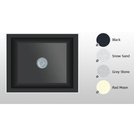 Quartz Kitchen Sink Granite & Metalic - 24*18