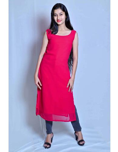 Partywear Kurti (Pink)