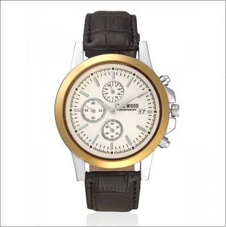 Leather Mens Analog Watch