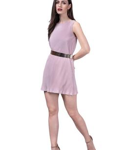 Elementary Pleated Shift Dress