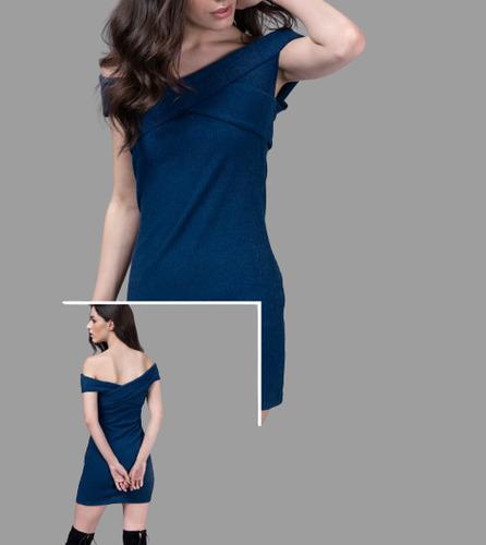 Overlapped Bodycon Dress