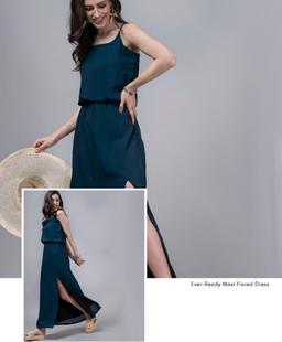 Ever-Ready Maxi Flared Dress