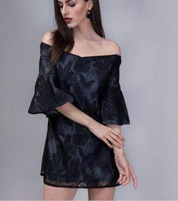 Sweetheart Neckline Net Dress