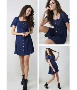 Jerry Puffed Shirt Dress