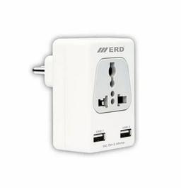 ERD EB 12 USB Charger + Power Socket 