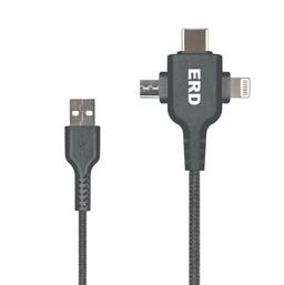 UC 83 Multi USB Braided Data Cable (3 in1)