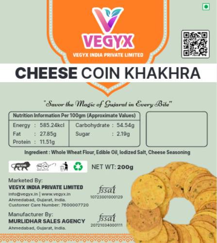 Cheese Coin Khakhra
