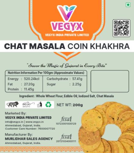 Chat Masala Coin Khakhra