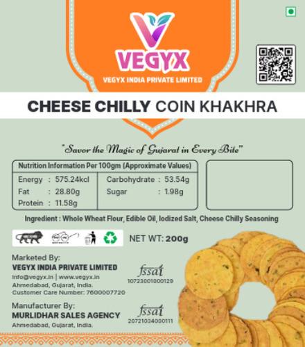 Cheese Chilly Coin Khakhra