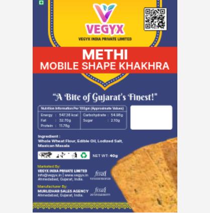 Methi Mobile Shape Khakhra
