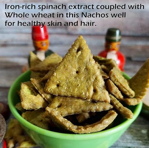 Spinach / Palak Nachos