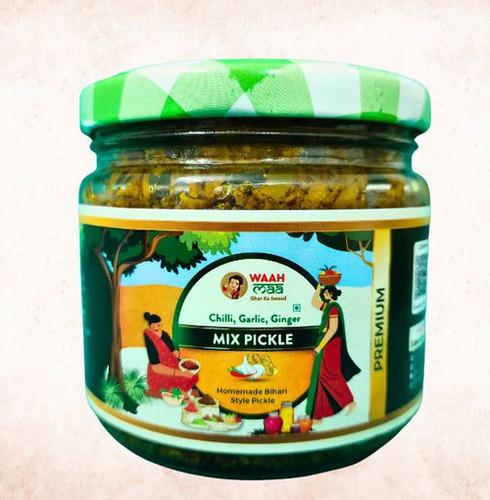 Authentic Chilli Garlic Oal Mix Pickle 
