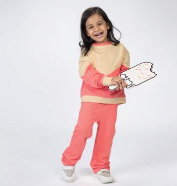 THE TOTLE ORIGINALS BUBBLEGUM CO-ORD SET