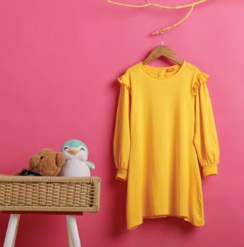 THE TOTLE ORIGINALS LONG-SLEEVE DRESS