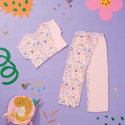 THE TOTLE BLOOMINGTON SLIT AND SLASH CO-ORD SET