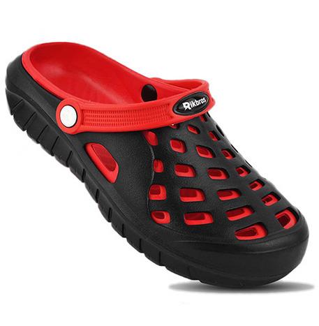 John Black And Red Clogs