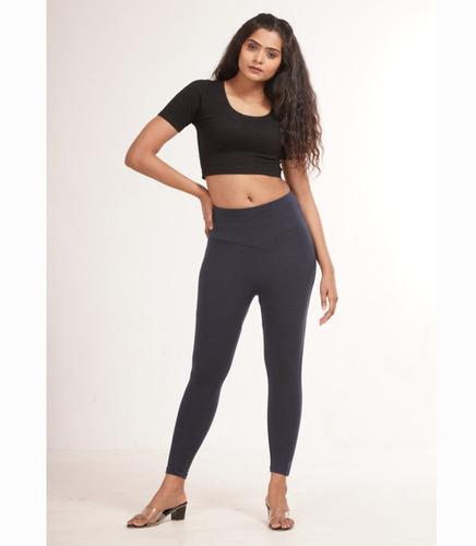 Navy Blue Ankle Length Tights