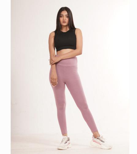 Baby Pink Ankle Length Tights