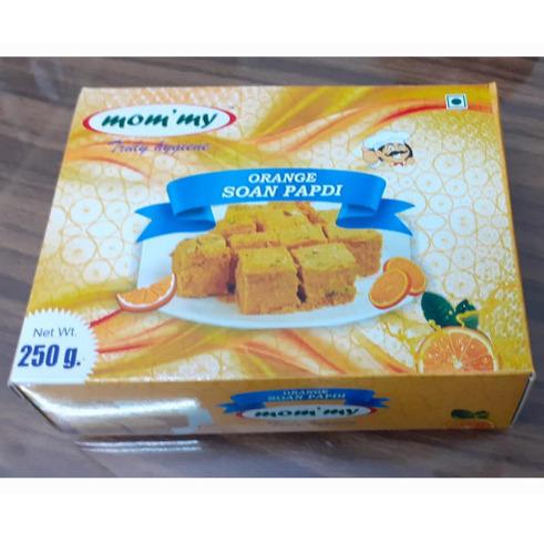 Orange Soan Papdi