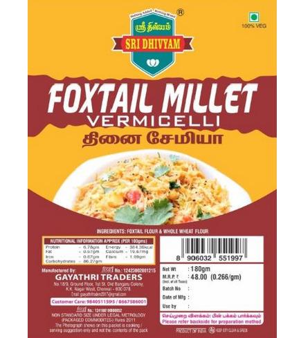 Foxtail Millet Vermicelli