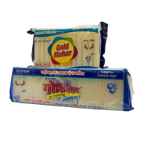 Gold Mohar White Transparent Washing Soap