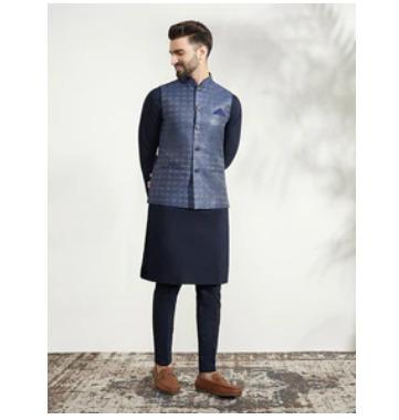 Kurta Jacket Trouser Set