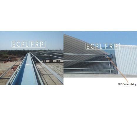 FRP Rainwater Gutter
