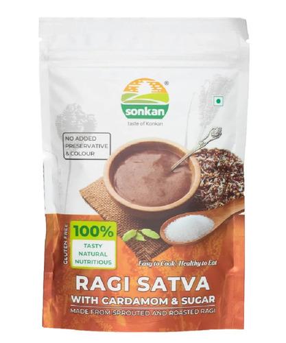 Ragi Satva with Suagr and Cardamom