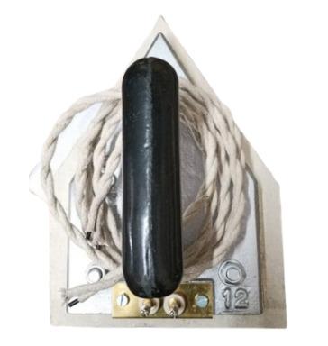 12 Pound Brass Electric Iron