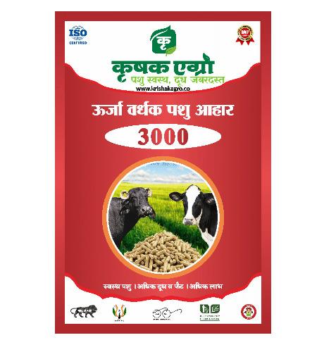 3000 Urja Vardhak Pashu Aahar Cattle Feed