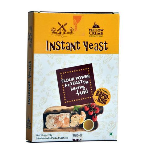 YELLOW CRUMB - Instant Yeast [High Activity - Rapid Rise Yeast] 3 Sachets - 21g
