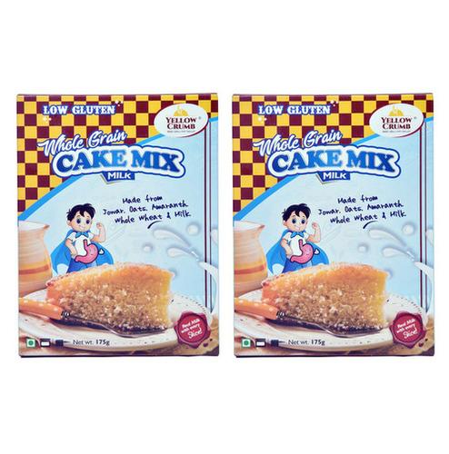 YELLOW CRUMB - Multigrain Milk Cake - High Fiber - High Protein (Set of 2)