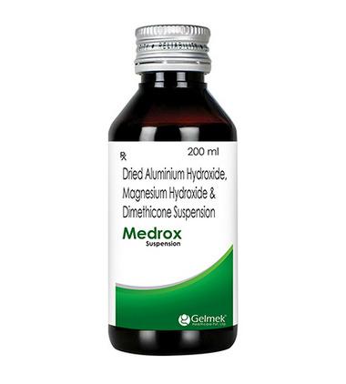 200ml Dried Aluminium Hydroxide Magnesium Hydroxide And Dimethicone Suspension 