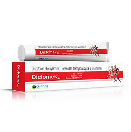 Declofenac Diethylamine Linseed Oil Methyl Salicylate And Menthol Gel 