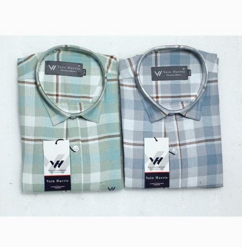 Liswan Premium Shirt Formal & Stylist Check Classic Shirt