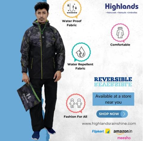 Amaze Printed Rainsuit