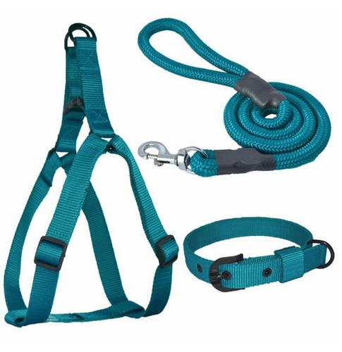 Plain Harness Set - Petrol Blue