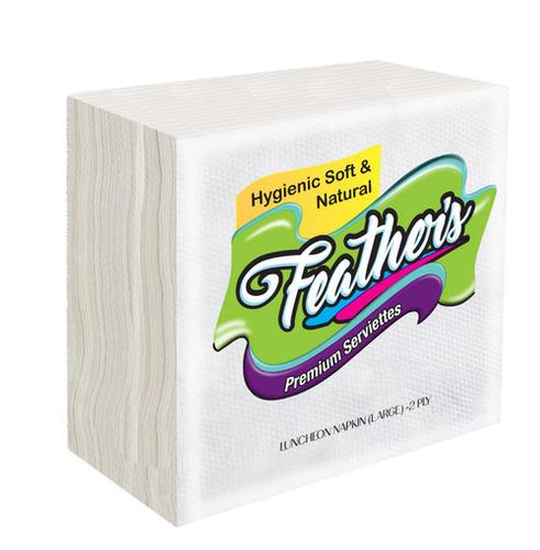 "Luncheon Napkin (Large)- 400X400mm-2Ply- POLLY-PLAIN NAPKIN"