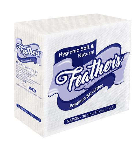 Cocktail Napkin- 300X300mm-1Ply-  PLAIN NAPKIN