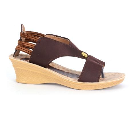 PU Sandals PLS 126 Brown