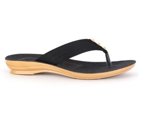 PU Ladies Slippers PL 153 Black