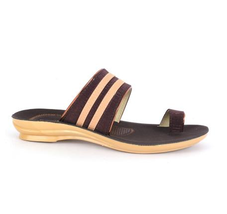 PU Ladies Slippers PL 3105 Brown