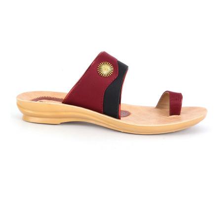 PU Ladies Slippers PL 3103 Cherry