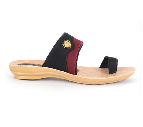 PU Ladies Slippers PL 3103 Black