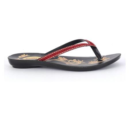 PU Ladies Slippers Maria 11 Cherry