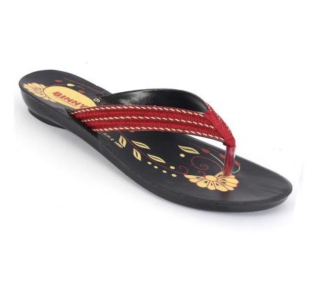 PU Ladies Slippers Lily 11 Cherry