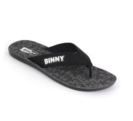 PU Slippers G07 Black Mens Footwear