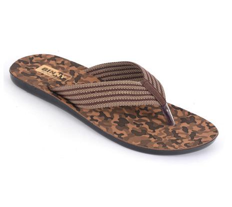 PU Slippers G02 Brown Ladies Footwear