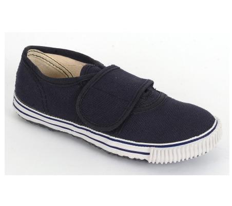 Canvas School Shoes Blue